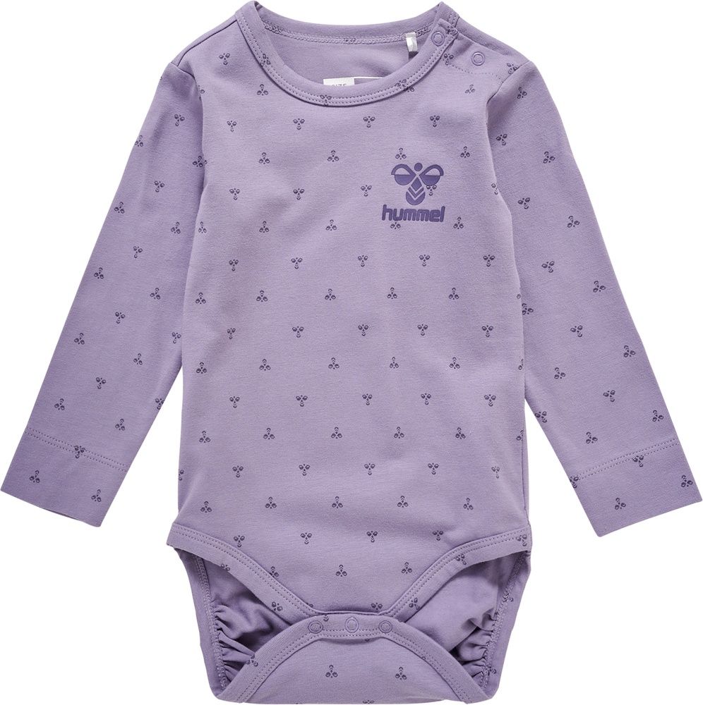 HummelBodysHmlbeesyBodyLSLavenderGray-56