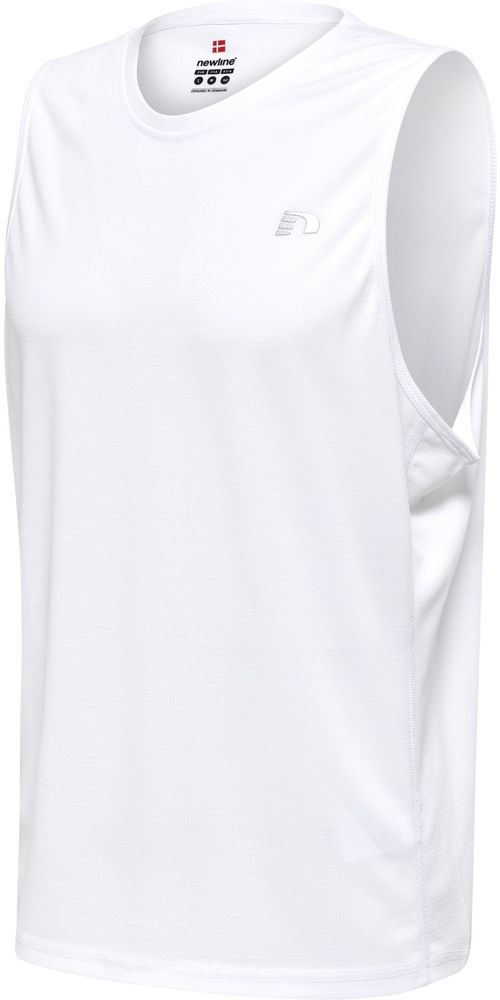 NewlineT-ShirtTopMenSCoreRunningSingletWhite-XXL