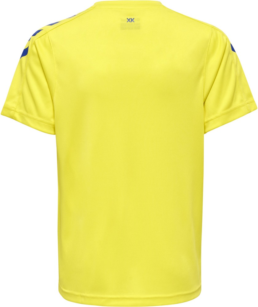 HummelKinderTrikotKurzarmHmlcoreXkPolyJerseySSKidsBlazingYellowTrueBlue-116