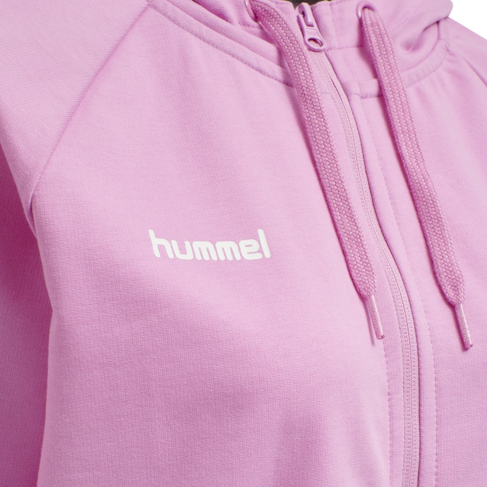 HummelDamenHoodieHmlgoCottonZipHoodieWomanOrchid-XXL
