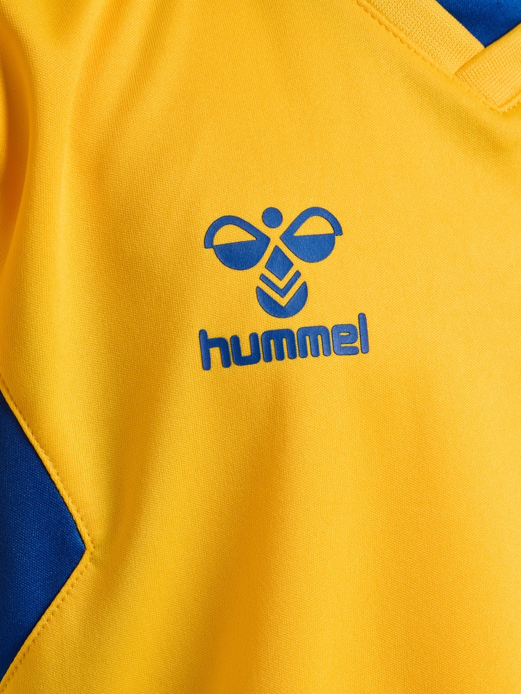 HummelKinderT-ShirtTopHmlauthenticPlJerseySSKidsSportsYellowTrueBlue-116