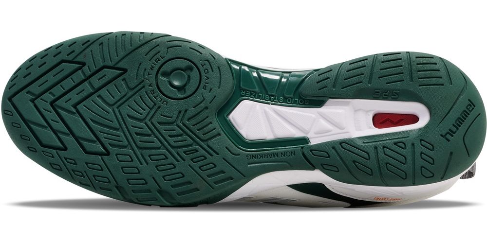 HummelHallenschuhe-HandballSpeedCourtWhiteGreen-36