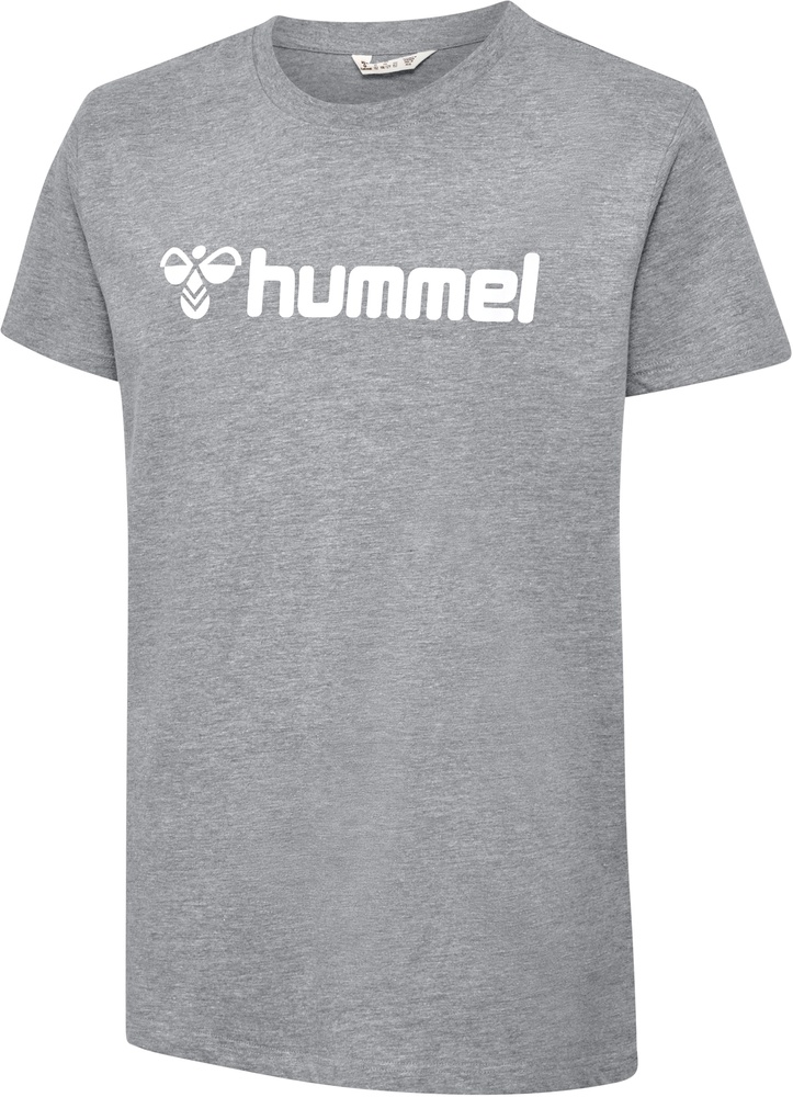 HummelKinderT-ShirtTopHmlgo20LogoT-ShirtSSKidsGreyMelange-116