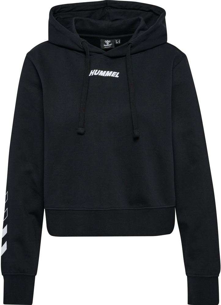 HummelDamenSweatshirtshoodiesHmlelementalShortHoodieWomanBlack-L
