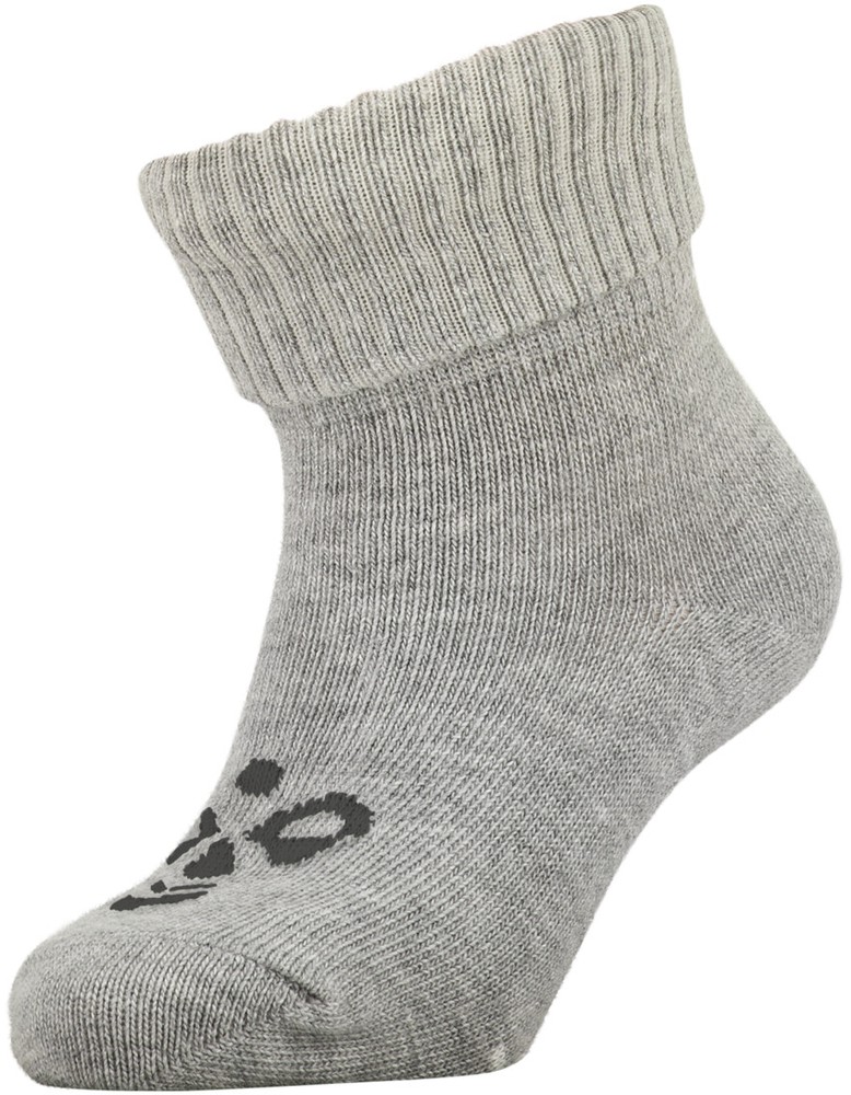 HummelKinderSockeSoraWoolSocksGreyMelange