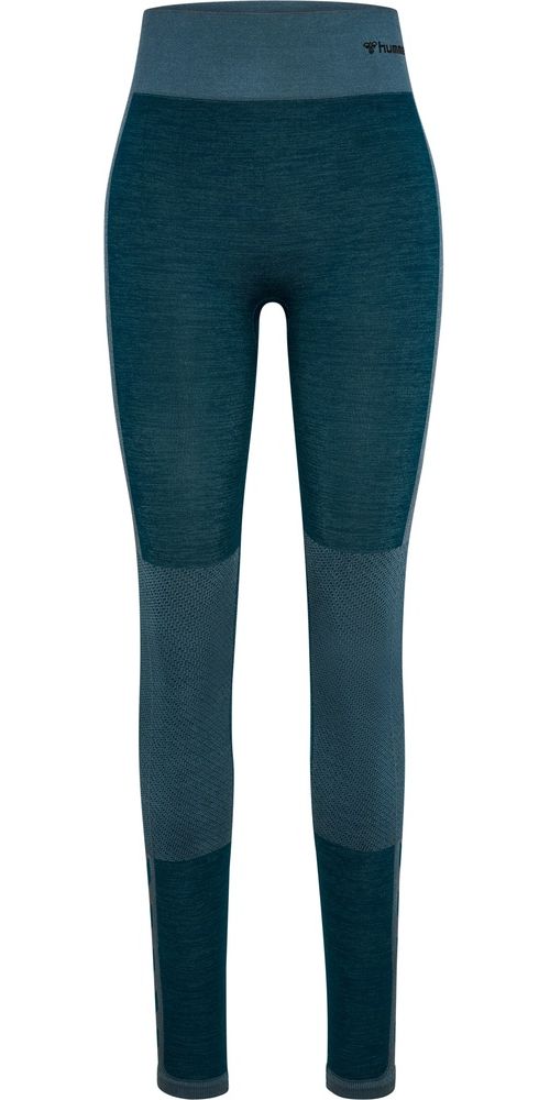 HummelDamenLeggingsCleaSeamlessMidWaistTights210511DarkSea-L