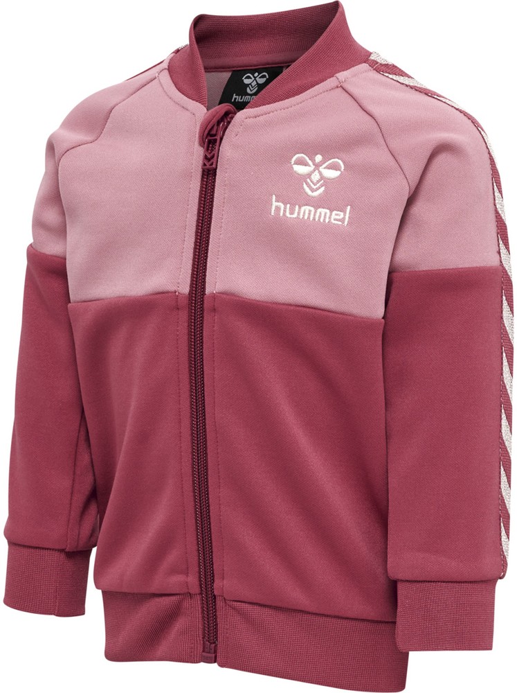 HummelKinderZipJackeHmlolekZipJacketEarthRed-104