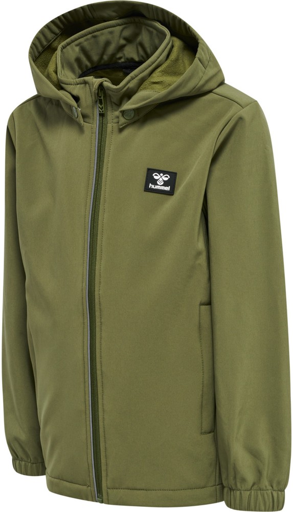 HummelKinderRegenjackeMarsSoftshellJacketCapuletOlive-104110