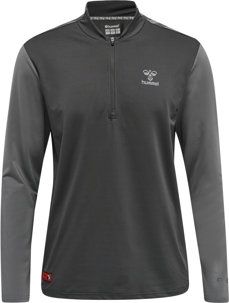 HummelProGridHalfZipTrainingLongsleeve214640ForgedIronQuietShade-XXL
