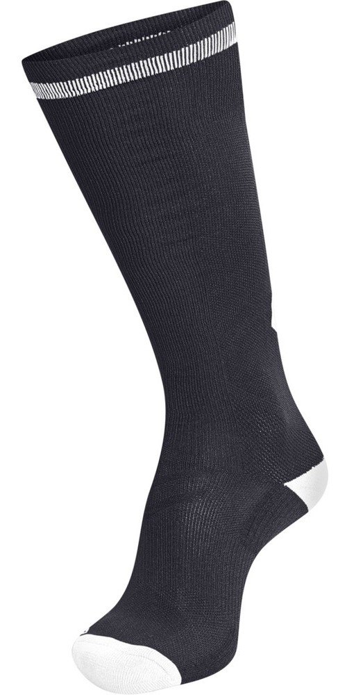 HummelSockenEliteIndoorSockHighBlackWhite-27-30