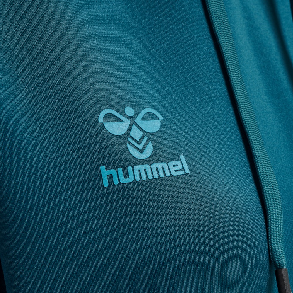 HummelDamenHoodieHmlcoreXkPolySweatHoodieWomanBlueCoral-XXL