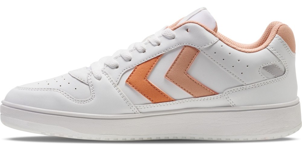 HummelDamenSneakerflachStPowerPlayWmnsWhiteAlmostApricot-36