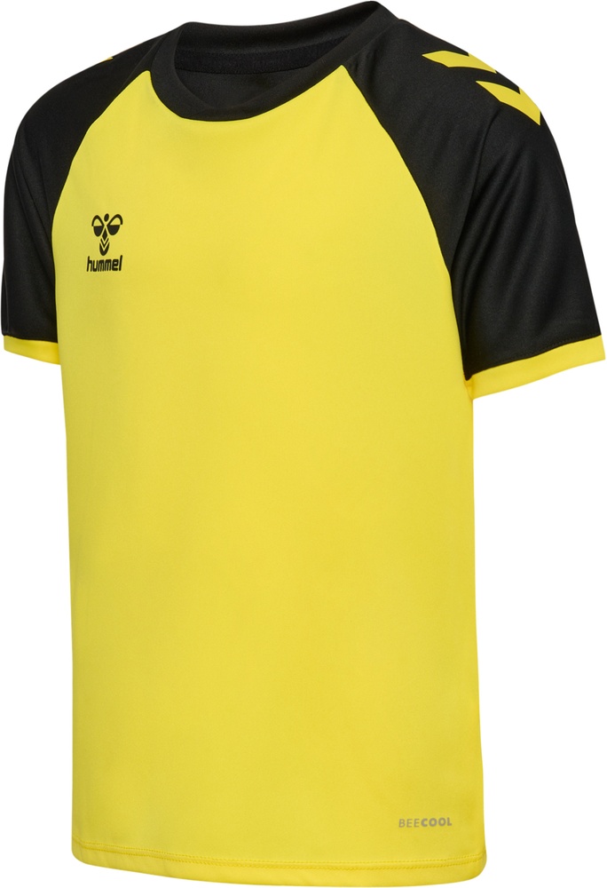 HummelKinderKurzarmTopHmlmatchLeagueJerseySSKids233154BlazingYellowBlack-116