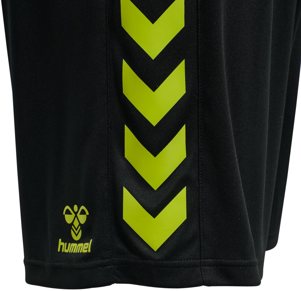 HummelShortsHmlcoreXkPolyShortsBlackLimePopsicle-XXL