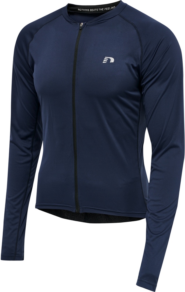 NewlineLangarmtrikotMensCoreBikeLSJerseyBlackIris-XXL