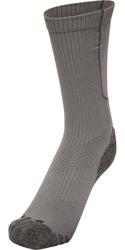 HummelSockenHmlproTrainingSocksLowSteelGrayWhite-27-30