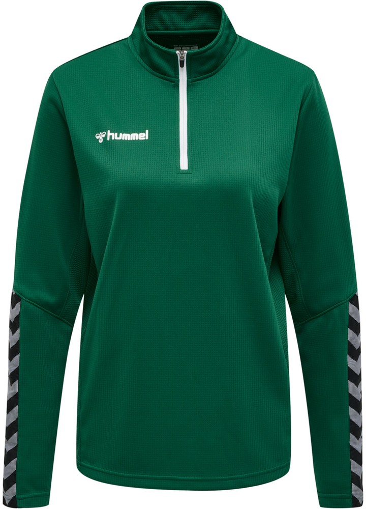 HummelDamenHalf-ZipSweatshirtHmlauthenticHalfZipSweatshirtWomanEvergreen-XXL