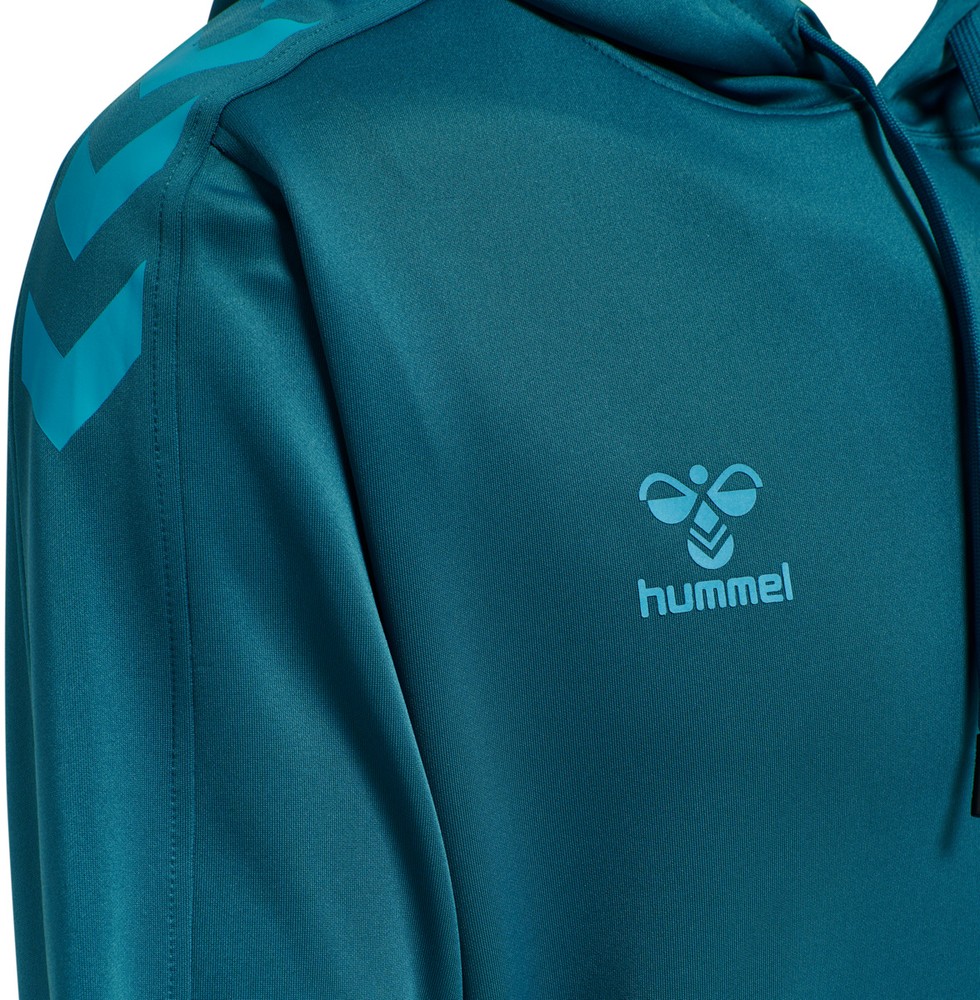HummelHoodieHmlcoreXkPolySweatHoodieBlueCoral-XXL