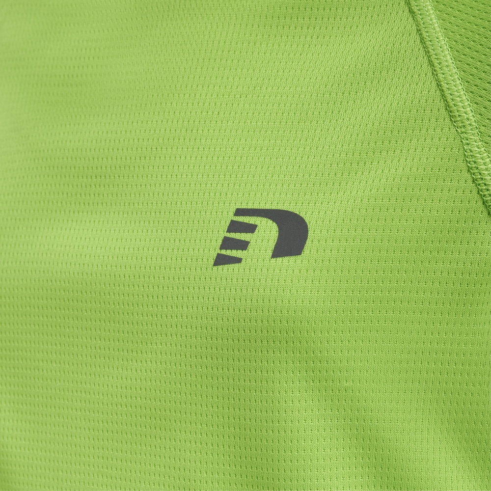 NewlineKinderT-ShirtTopKidsCoreRunningT-ShirtSSGreenFlash-128