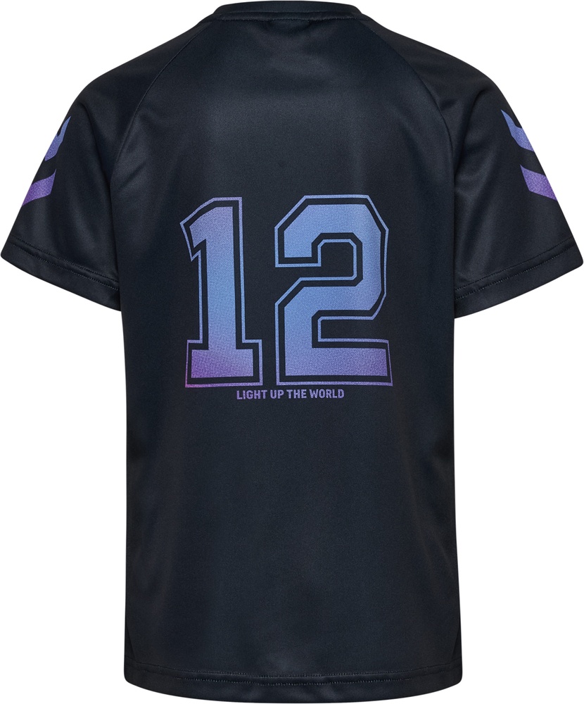 HummelKinderShimmerT-ShirtSS228564BlackCayenne-104-ca4Jahre