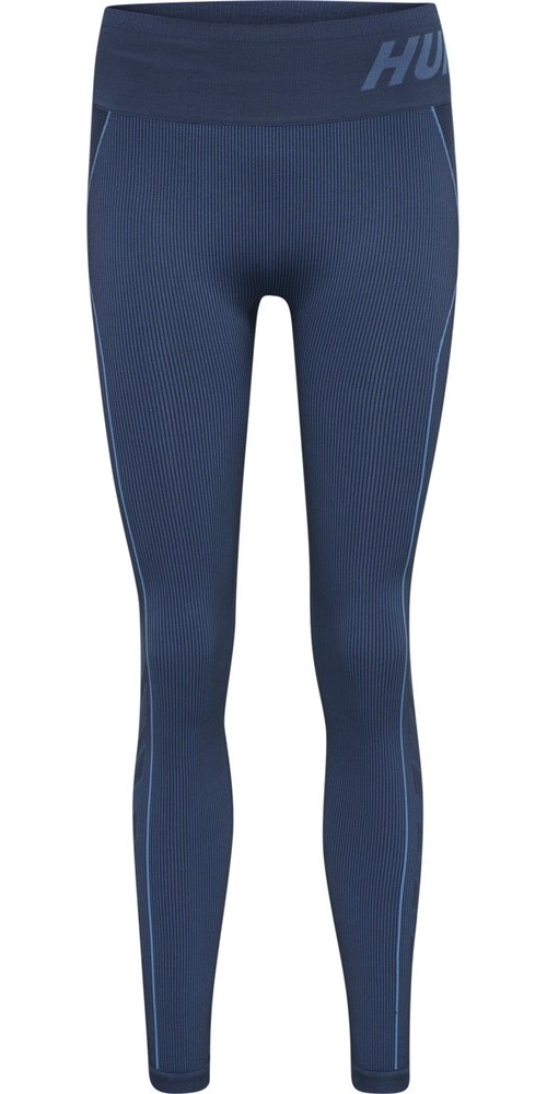 HummelDamenLeggingsHmlteChristelSeamlessMwTightsMarinaInsigniaBlueMelange-L