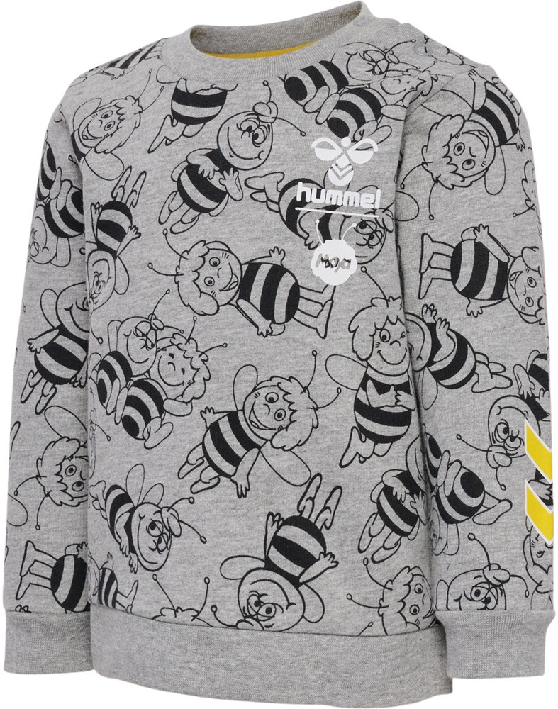 HummelKinderTrainingsanzugMayaAopCrewsuitGreyMelange