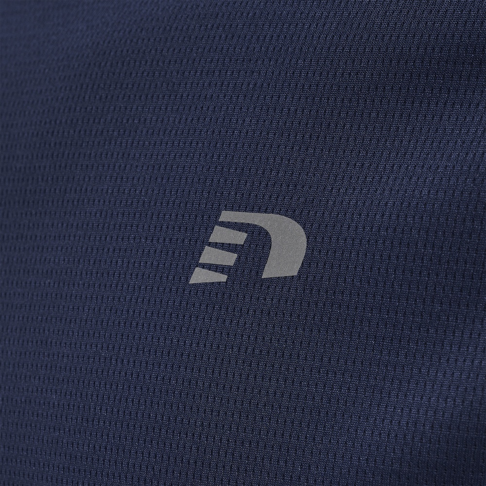 NewlineT-ShirtTopMenSCoreRunningT-ShirtLSBlackIris-XXL