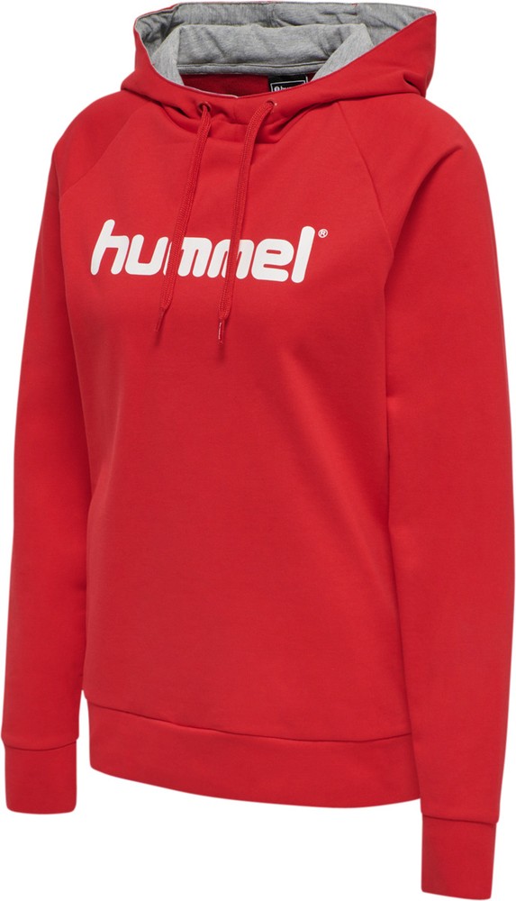 HummelDamenHoodieHmlgoCottonLogoHoodieWomanTrueRed-XXL