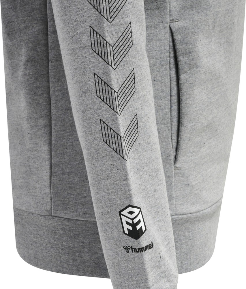 HummelDamenSweatshirtHmlmoveGridCotSweatshirtWomanGreyMelange-XXL