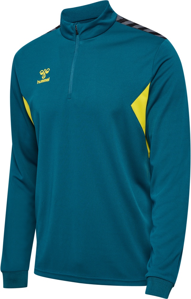 HummelTrainingsjackeHmlauthenticHalfZipSweatBlueCoralSulphurSpring-XXL